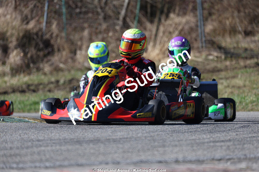 Vincent REBBERT — 28/02 & 01/03/2026 : 1ère manche du Championnat du Sud 2026 à Aigues-Vives (photos Stéphane Agnus) 2026 — karting