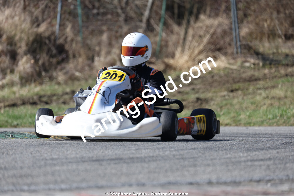 Sénior — 28/02 & 01/03/2026 : 1ère manche du Championnat du Sud 2026 à Aigues-Vives (photos Stéphane Agnus) 2026 — karting