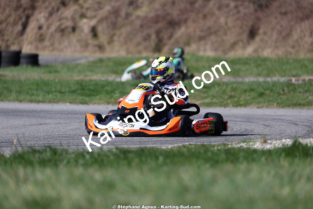 Steven SERVANT — 28/02 & 01/03/2026 : 1ère manche du Championnat du Sud 2026 à Aigues-Vives (photos Stéphane Agnus) 2026 — karting