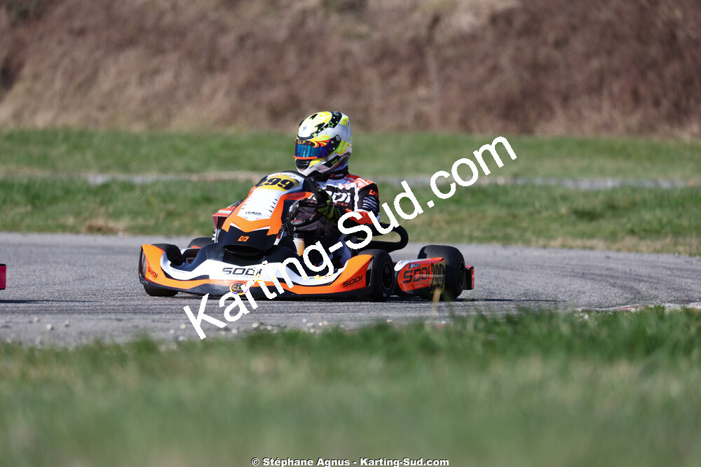 Steven SERVANT — 28/02 & 01/03/2026 : 1ère manche du Championnat du Sud 2026 à Aigues-Vives (photos Stéphane Agnus) 2026 — karting