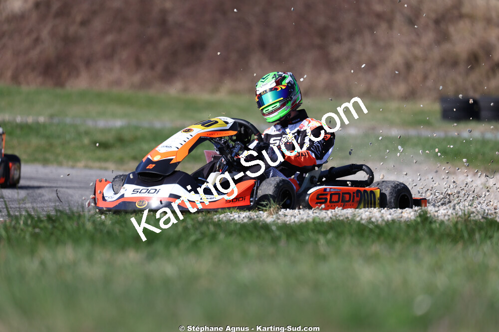 Johan BOURDIEU — 28/02 & 01/03/2026 : 1ère manche du Championnat du Sud 2026 à Aigues-Vives (photos Stéphane Agnus) 2026 — karting
