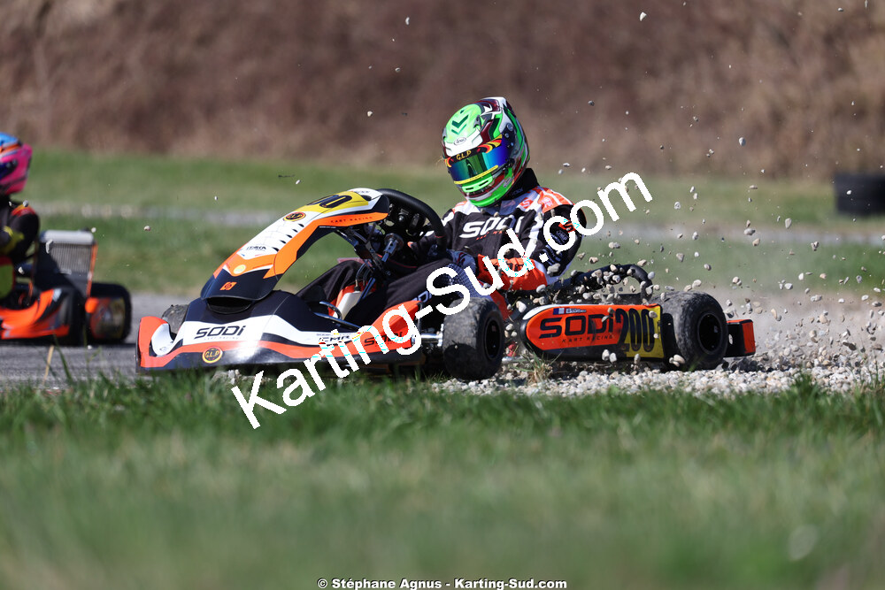 Johan BOURDIEU — 28/02 & 01/03/2026 : 1ère manche du Championnat du Sud 2026 à Aigues-Vives (photos Stéphane Agnus) 2026 — karting