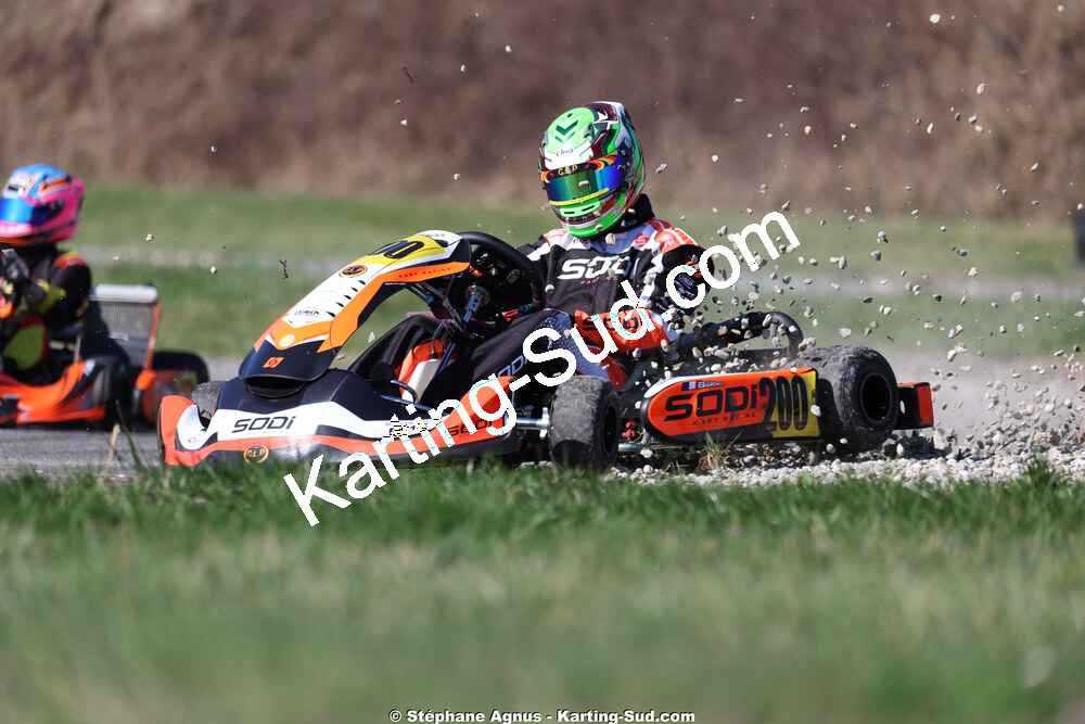 Johan BOURDIEU — 28/02 & 01/03/2026 : 1ère manche du Championnat du Sud 2026 à Aigues-Vives (photos Stéphane Agnus) 2026 — karting