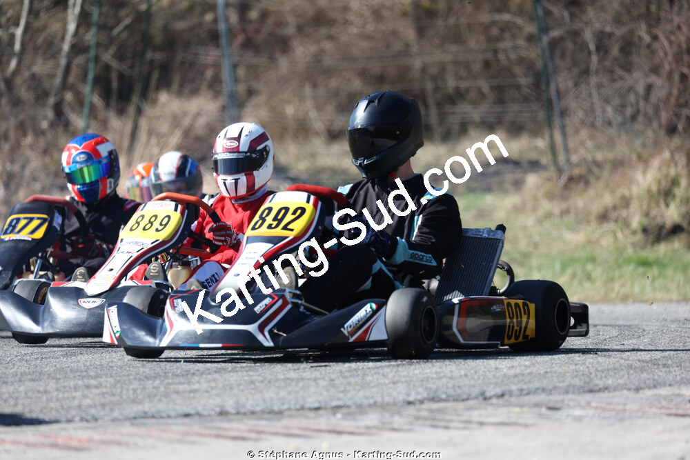 Julien BORSATO — 28/02 & 01/03/2026 : 1ère manche du Championnat du Sud 2026 à Aigues-Vives (photos Stéphane Agnus) 2026 — karting