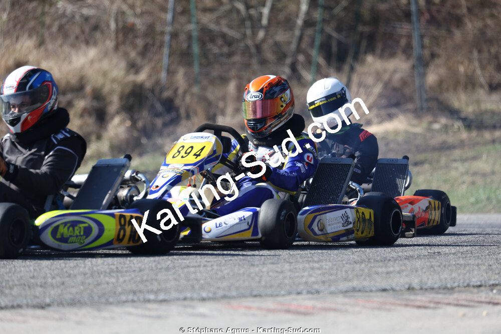 Thomas SUZANNE — 28/02 & 01/03/2026 : 1ère manche du Championnat du Sud 2026 à Aigues-Vives (photos Stéphane Agnus) 2026 — karting