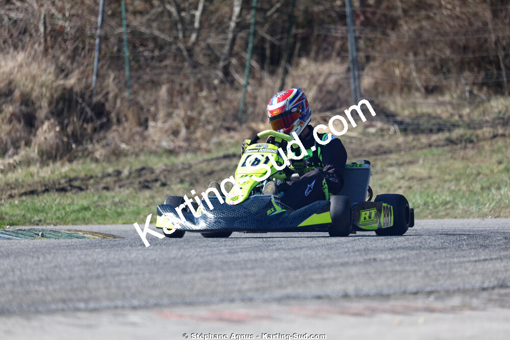 Gwenael ROSSIGNOL — 28/02 & 01/03/2026 : 1ère manche du Championnat du Sud 2026 à Aigues-Vives (photos Stéphane Agnus) 2026 — karting