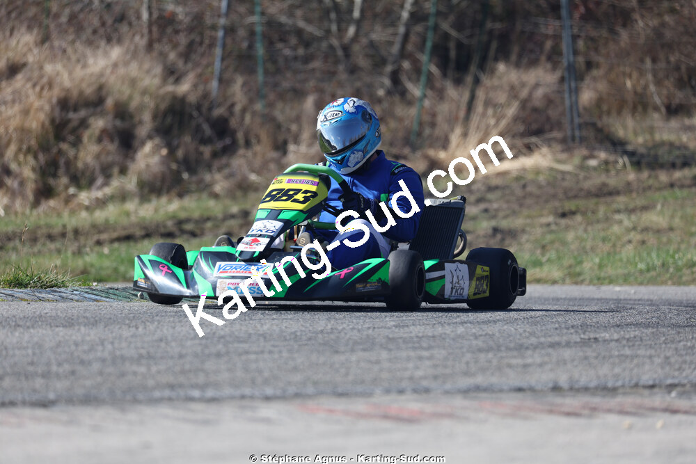 Laurent ALESSI — 28/02 & 01/03/2026 : 1ère manche du Championnat du Sud 2026 à Aigues-Vives (photos Stéphane Agnus) 2026 — karting