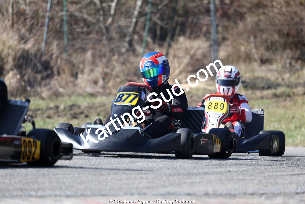 Mathieu FOURNIL — 28/02 & 01/03/2026 : 1ère manche du Championnat du Sud 2026 à Aigues-Vives (photos Stéphane Agnus) 2026 — karting