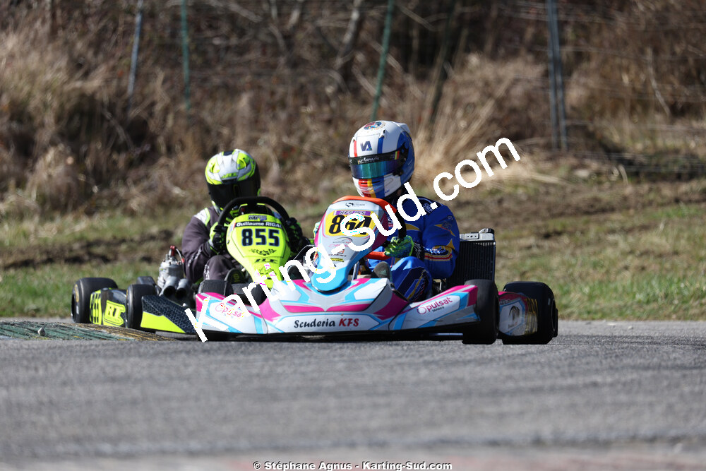 Valentin AGUILLON — 28/02 & 01/03/2026 : 1ère manche du Championnat du Sud 2026 à Aigues-Vives (photos Stéphane Agnus) 2026 — karting