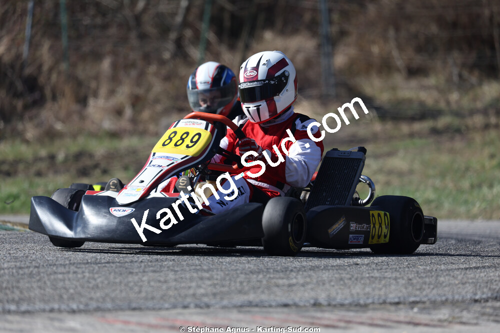 Nicolas GENIN — 28/02 & 01/03/2026 : 1ère manche du Championnat du Sud 2026 à Aigues-Vives (photos Stéphane Agnus) 2026 — karting