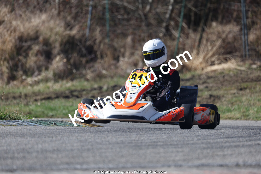 Adrien ABRIC — 28/02 & 01/03/2026 : 1ère manche du Championnat du Sud 2026 à Aigues-Vives (photos Stéphane Agnus) 2026 — karting