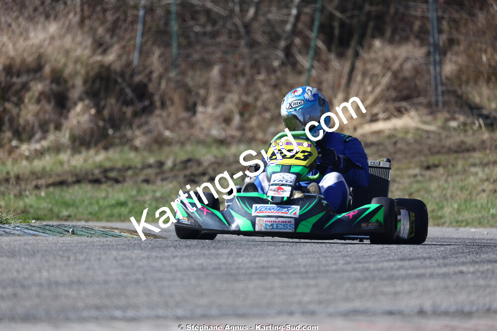 Laurent ALESSI — 28/02 & 01/03/2026 : 1ère manche du Championnat du Sud 2026 à Aigues-Vives (photos Stéphane Agnus) 2026 — karting