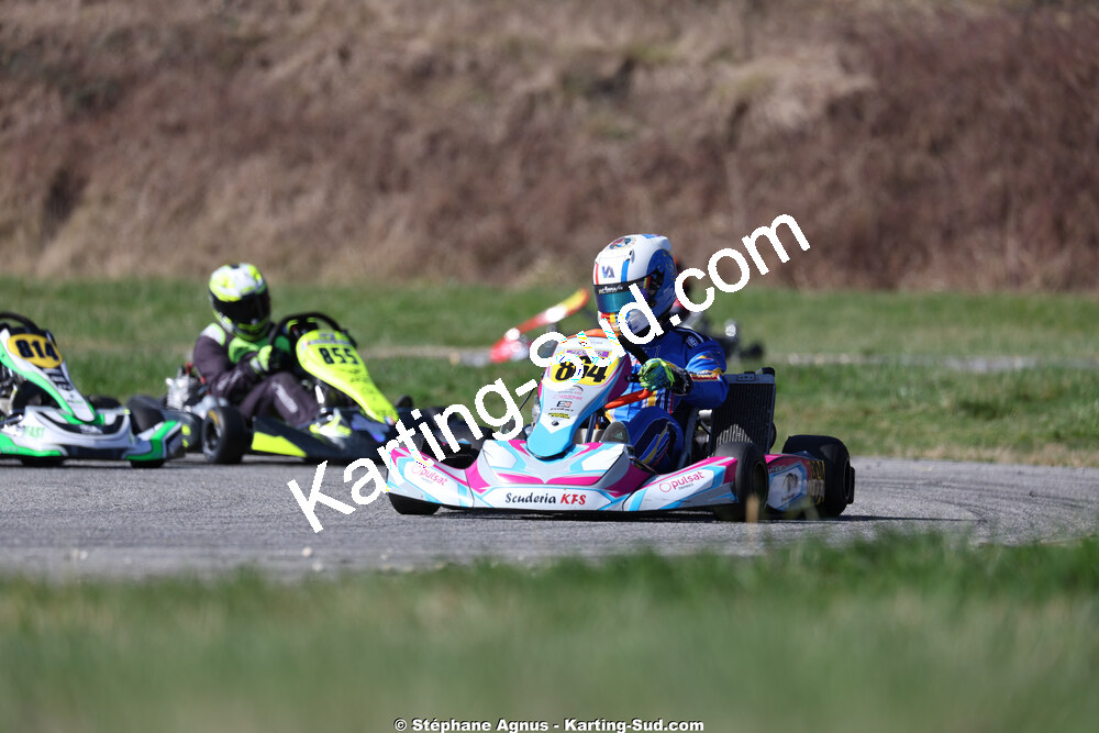 Valentin AGUILLON — 28/02 & 01/03/2026 : 1ère manche du Championnat du Sud 2026 à Aigues-Vives (photos Stéphane Agnus) 2026 — karting