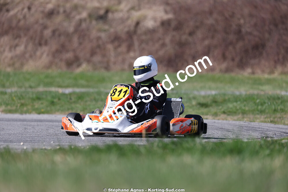 Adrien ABRIC — 28/02 & 01/03/2026 : 1ère manche du Championnat du Sud 2026 à Aigues-Vives (photos Stéphane Agnus) 2026 — karting