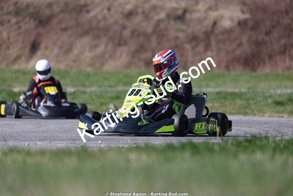 Gwenael ROSSIGNOL — 28/02 & 01/03/2026 : 1ère manche du Championnat du Sud 2026 à Aigues-Vives (photos Stéphane Agnus) 2026 — karting
