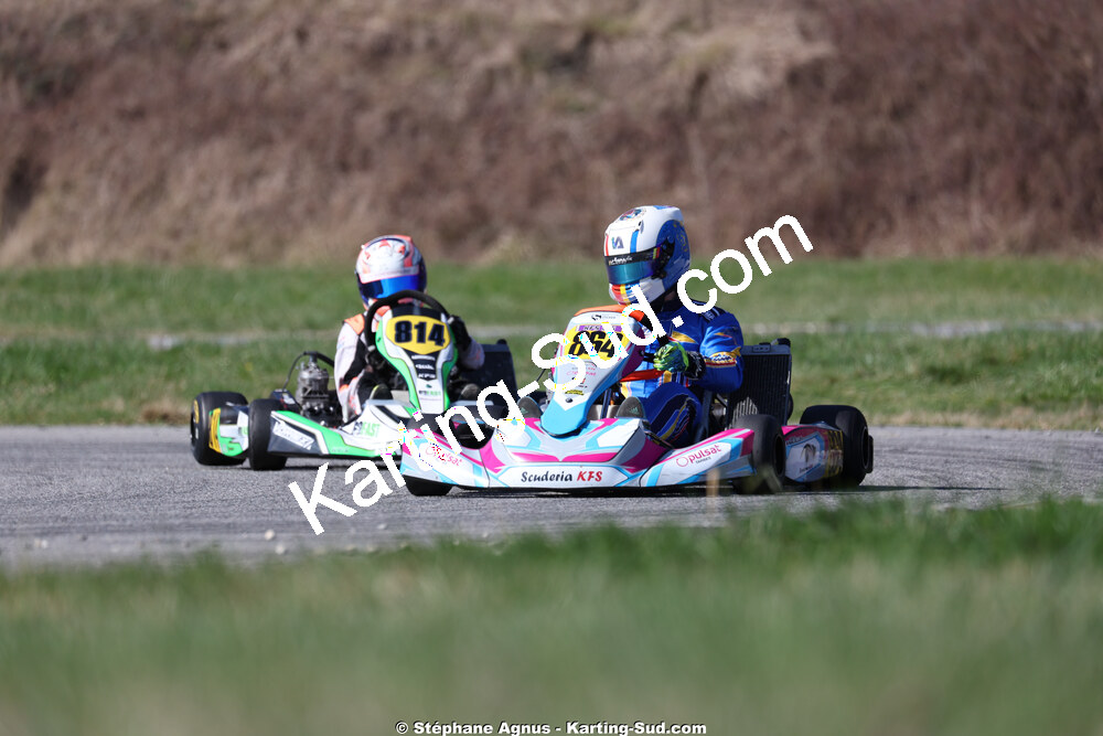Valentin AGUILLON — 28/02 & 01/03/2026 : 1ère manche du Championnat du Sud 2026 à Aigues-Vives (photos Stéphane Agnus) 2026 — karting