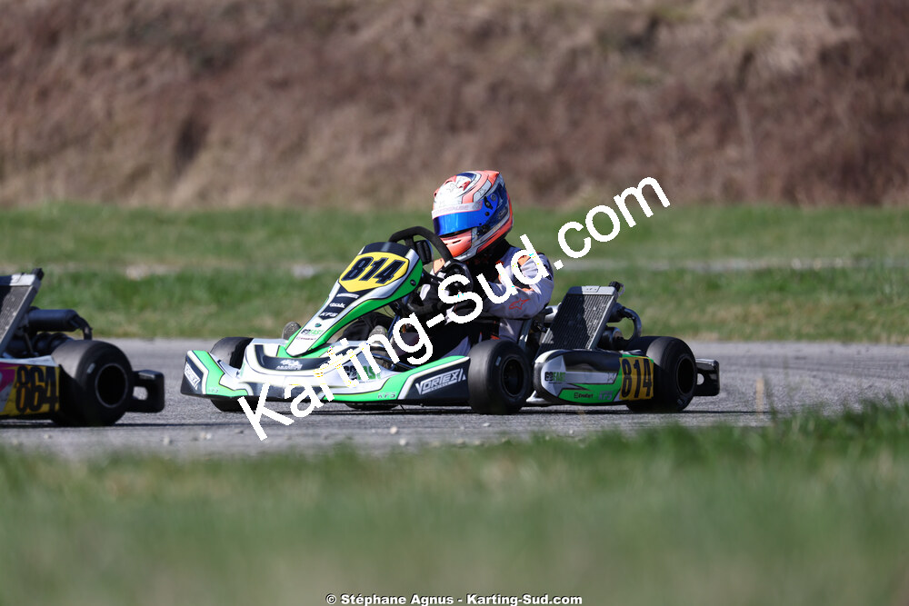 Garry FORTIER — 28/02 & 01/03/2026 : 1ère manche du Championnat du Sud 2026 à Aigues-Vives (photos Stéphane Agnus) 2026 — karting