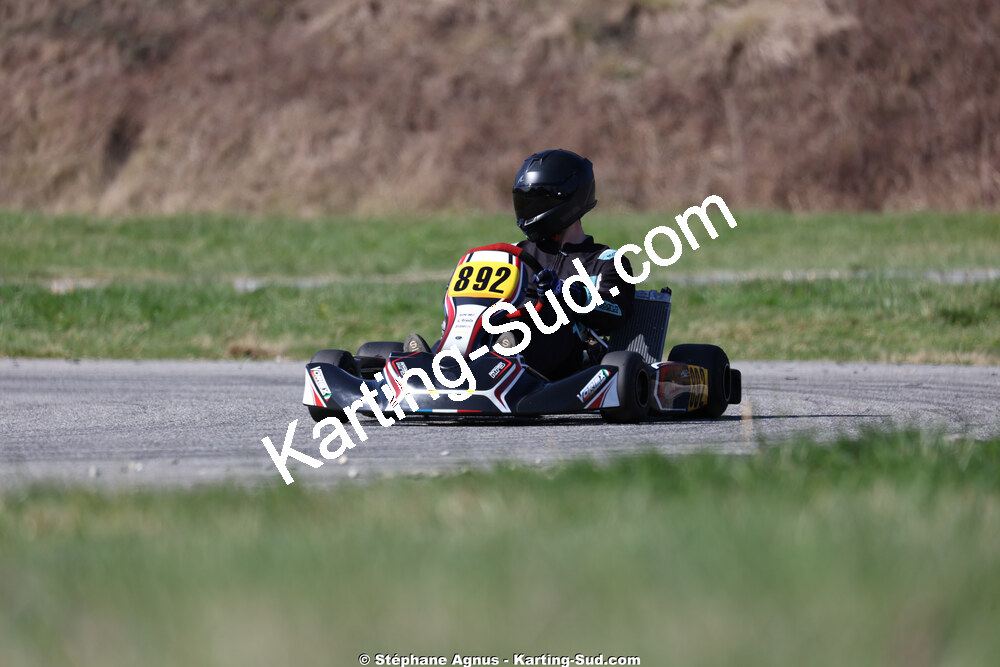 Julien BORSATO — 28/02 & 01/03/2026 : 1ère manche du Championnat du Sud 2026 à Aigues-Vives (photos Stéphane Agnus) 2026 — karting