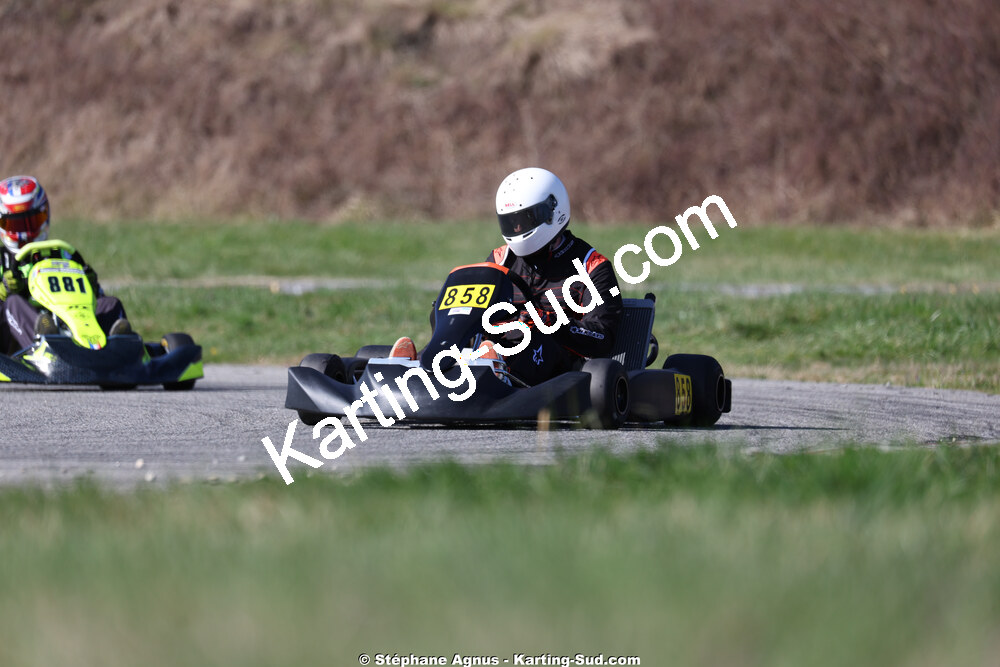 Rémy MORERE — 28/02 & 01/03/2026 : 1ère manche du Championnat du Sud 2026 à Aigues-Vives (photos Stéphane Agnus) 2026 — karting