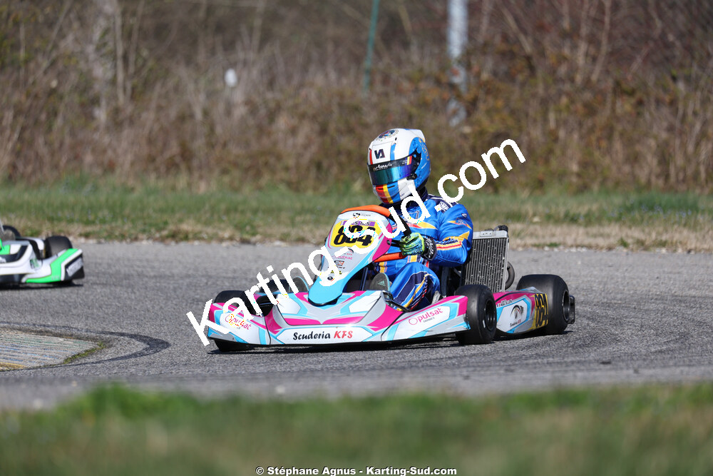 Valentin AGUILLON — 28/02 & 01/03/2026 : 1ère manche du Championnat du Sud 2026 à Aigues-Vives (photos Stéphane Agnus) 2026 — karting