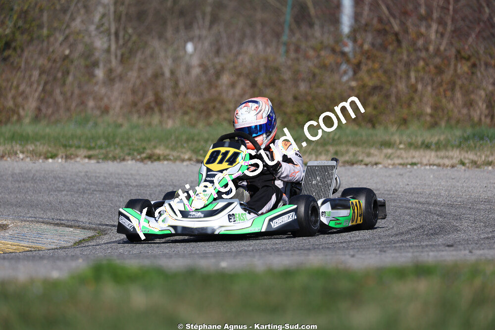 Garry FORTIER — 28/02 & 01/03/2026 : 1ère manche du Championnat du Sud 2026 à Aigues-Vives (photos Stéphane Agnus) 2026 — karting