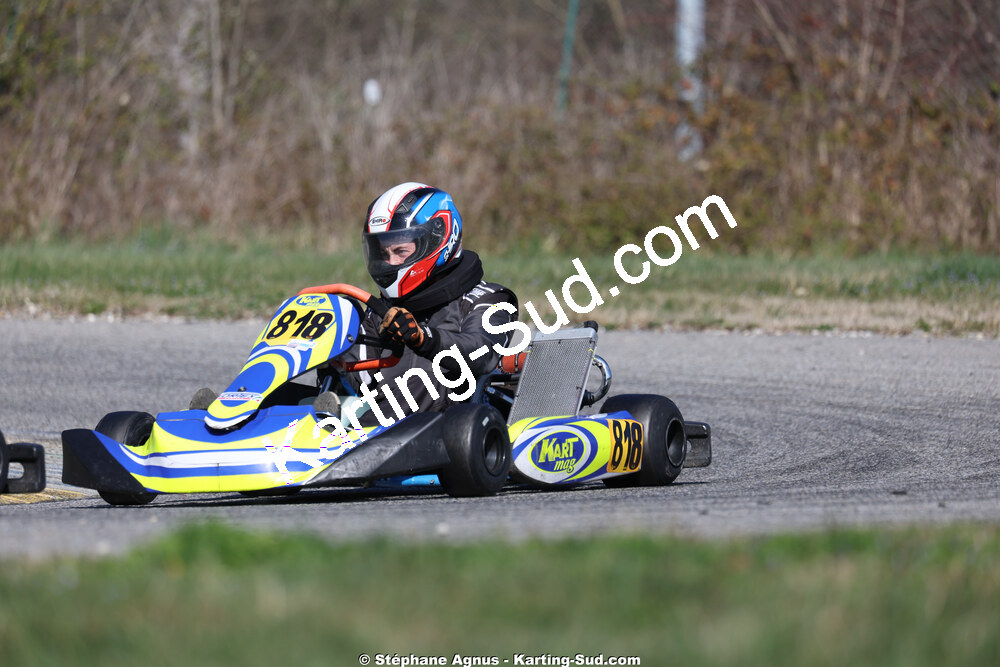 Killian OLIVIERI — 28/02 & 01/03/2026 : 1ère manche du Championnat du Sud 2026 à Aigues-Vives (photos Stéphane Agnus) 2026 — karting