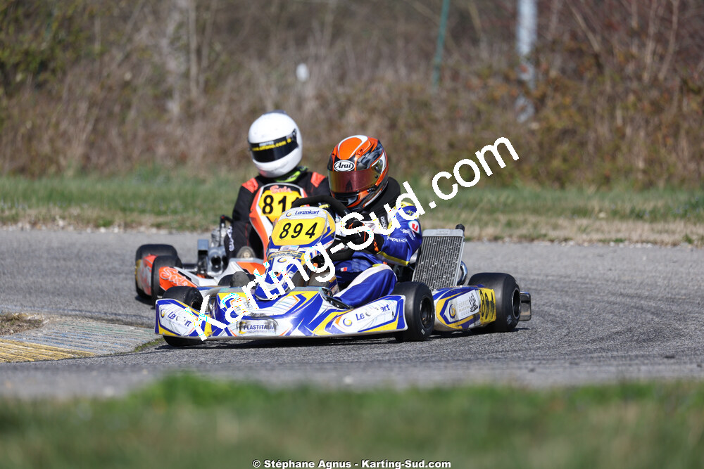 Thomas SUZANNE — 28/02 & 01/03/2026 : 1ère manche du Championnat du Sud 2026 à Aigues-Vives (photos Stéphane Agnus) 2026 — karting