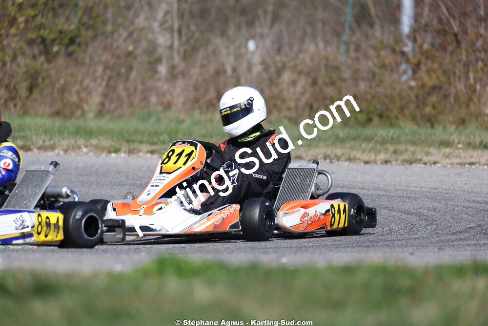 Adrien ABRIC — 28/02 & 01/03/2026 : 1ère manche du Championnat du Sud 2026 à Aigues-Vives (photos Stéphane Agnus) 2026 — karting