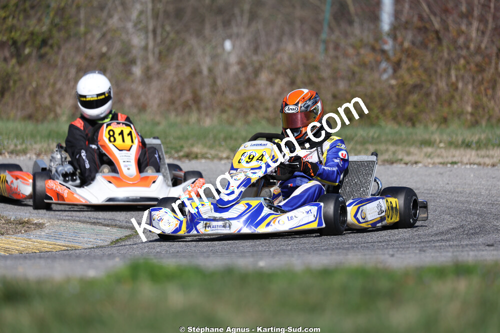 Thomas SUZANNE — 28/02 & 01/03/2026 : 1ère manche du Championnat du Sud 2026 à Aigues-Vives (photos Stéphane Agnus) 2026 — karting