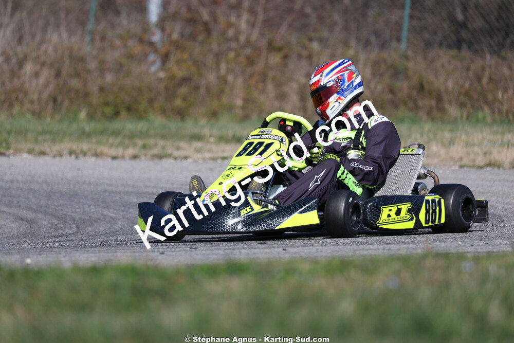 Gwenael ROSSIGNOL — 28/02 & 01/03/2026 : 1ère manche du Championnat du Sud 2026 à Aigues-Vives (photos Stéphane Agnus) 2026 — karting