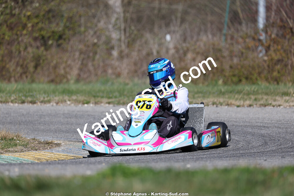 Frédéric HERICHER — 28/02 & 01/03/2026 : 1ère manche du Championnat du Sud 2026 à Aigues-Vives (photos Stéphane Agnus) 2026 — karting