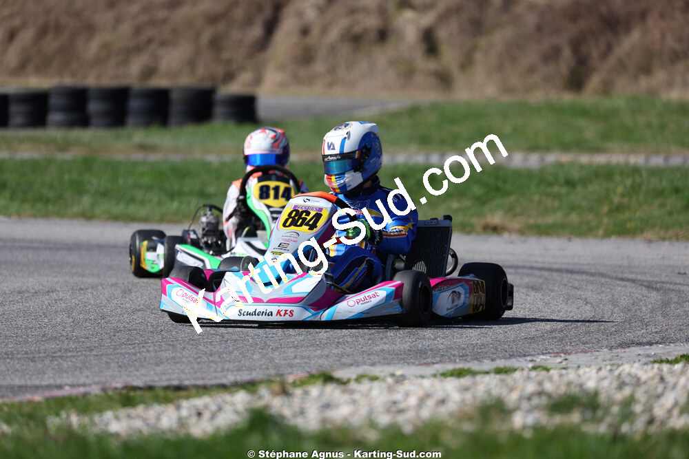 Valentin AGUILLON — 28/02 & 01/03/2026 : 1ère manche du Championnat du Sud 2026 à Aigues-Vives (photos Stéphane Agnus) 2026 — karting