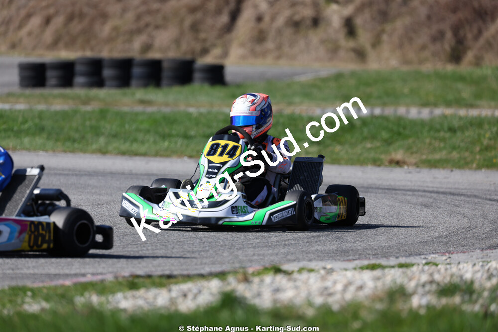 Garry FORTIER — 28/02 & 01/03/2026 : 1ère manche du Championnat du Sud 2026 à Aigues-Vives (photos Stéphane Agnus) 2026 — karting