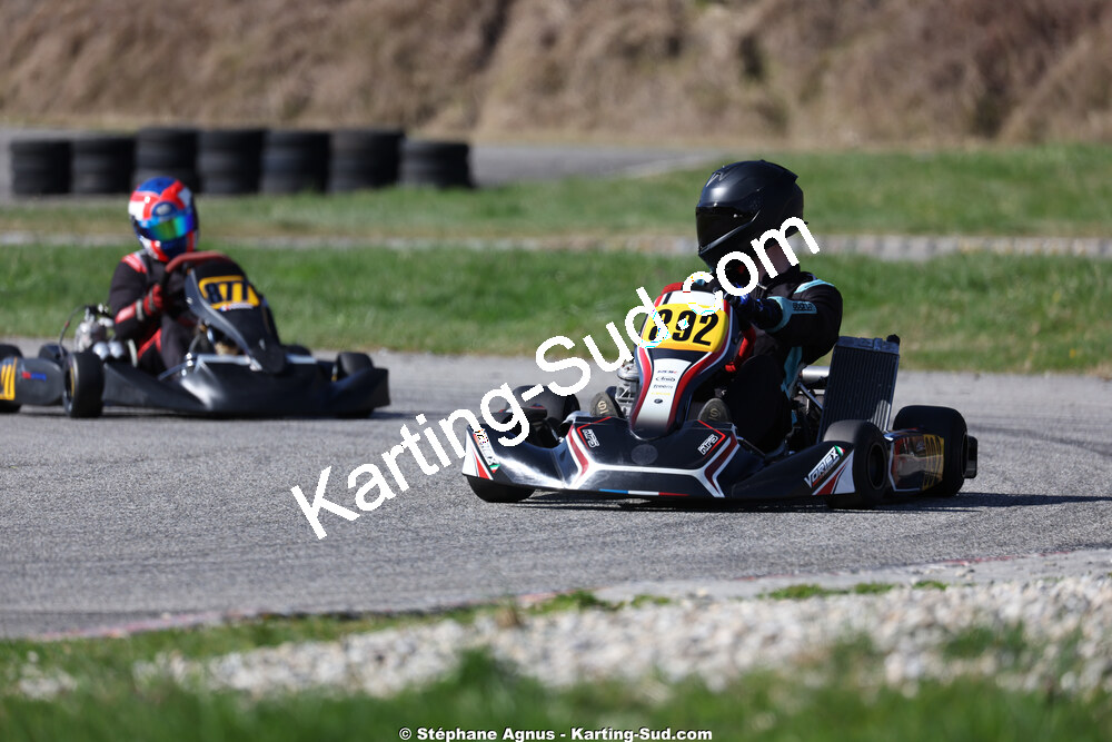 Julien BORSATO — 28/02 & 01/03/2026 : 1ère manche du Championnat du Sud 2026 à Aigues-Vives (photos Stéphane Agnus) 2026 — karting