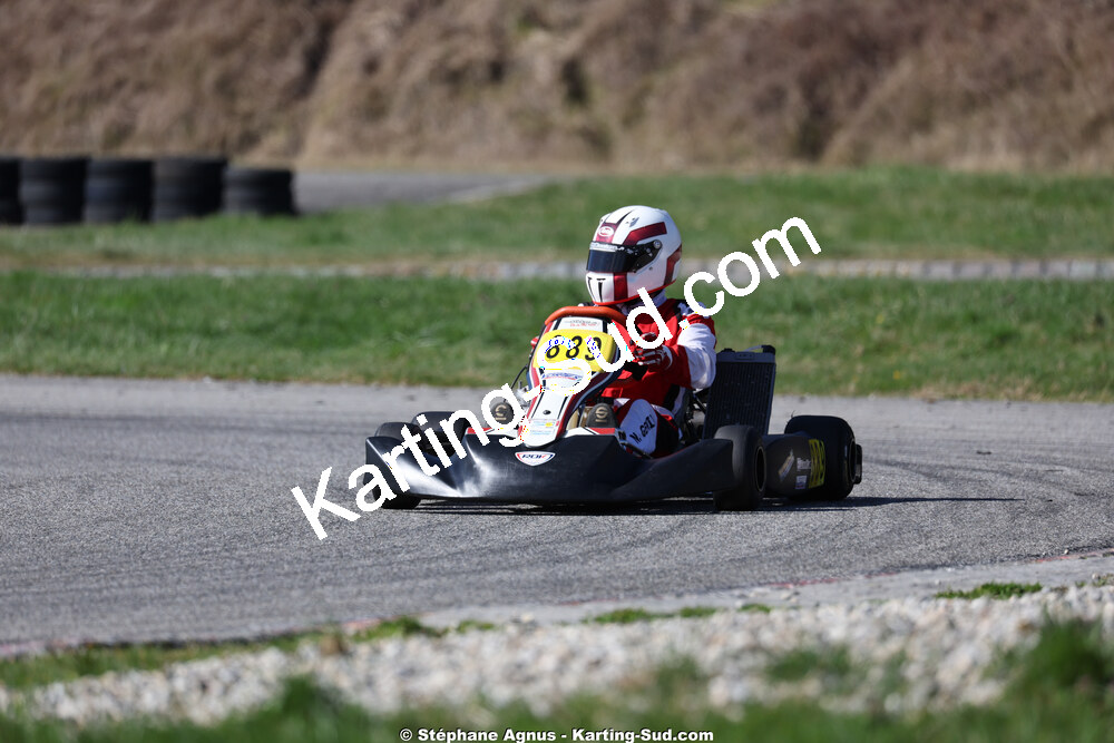 Nicolas GENIN — 28/02 & 01/03/2026 : 1ère manche du Championnat du Sud 2026 à Aigues-Vives (photos Stéphane Agnus) 2026 — karting