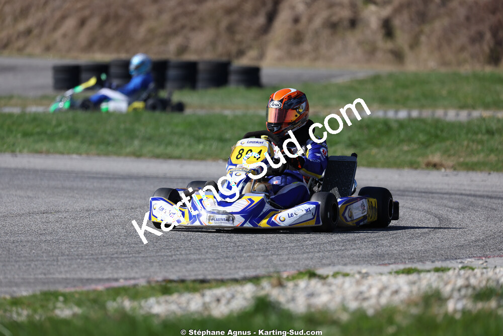 Thomas SUZANNE — 28/02 & 01/03/2026 : 1ère manche du Championnat du Sud 2026 à Aigues-Vives (photos Stéphane Agnus) 2026 — karting