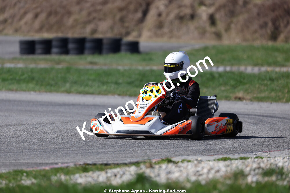 Adrien ABRIC — 28/02 & 01/03/2026 : 1ère manche du Championnat du Sud 2026 à Aigues-Vives (photos Stéphane Agnus) 2026 — karting