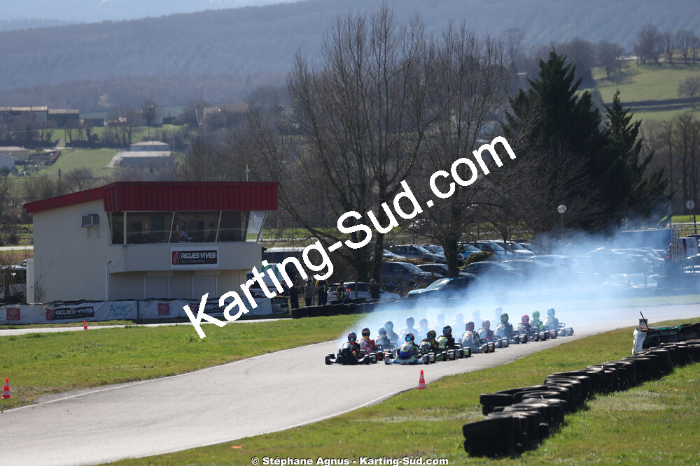 KA100 — 28/02 & 01/03/2026 : 1ère manche du Championnat du Sud 2026 à Aigues-Vives (photos Stéphane Agnus) 2026 — karting