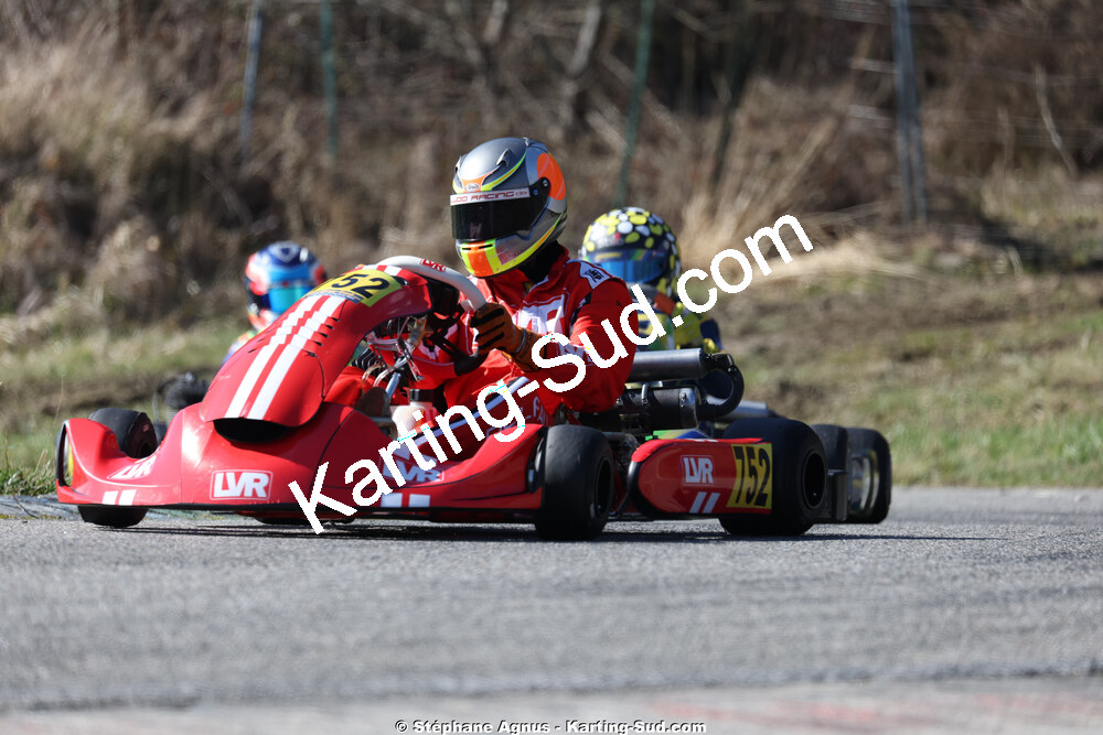 KA100 — 28/02 & 01/03/2026 : 1ère manche du Championnat du Sud 2026 à Aigues-Vives (photos Stéphane Agnus) 2026 — karting