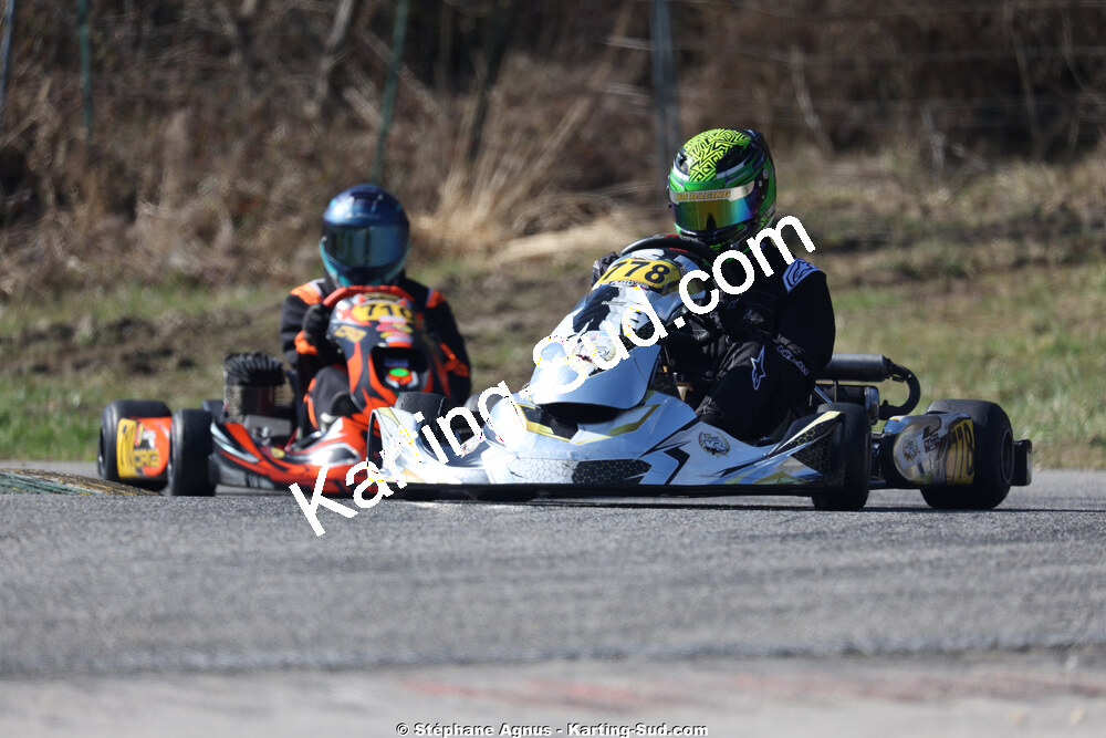 KA100 — 28/02 & 01/03/2026 : 1ère manche du Championnat du Sud 2026 à Aigues-Vives (photos Stéphane Agnus) 2026 — karting