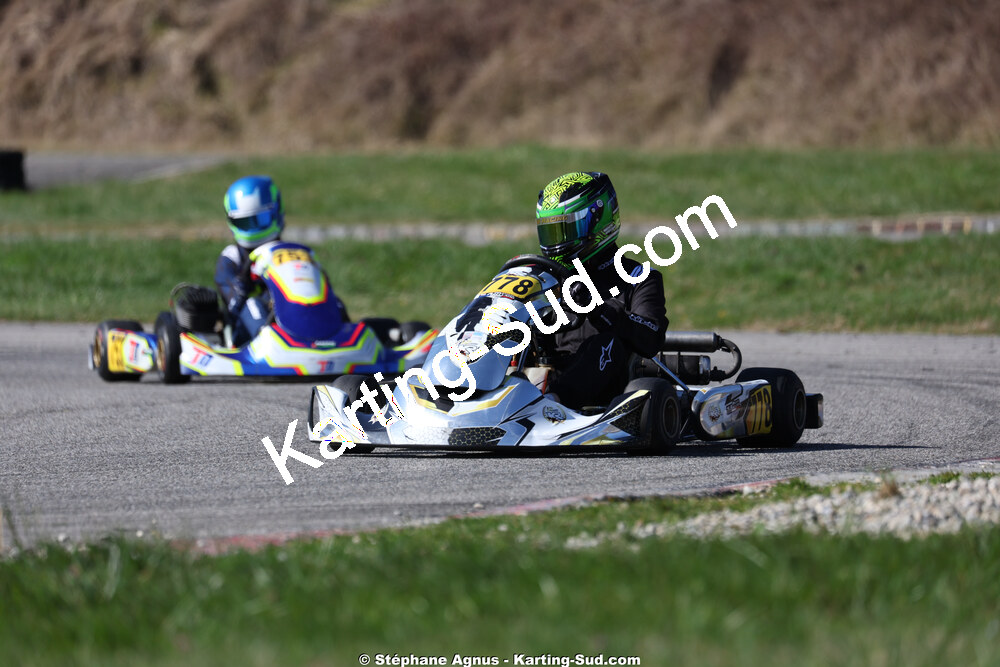 KA100 — 28/02 & 01/03/2026 : 1ère manche du Championnat du Sud 2026 à Aigues-Vives (photos Stéphane Agnus) 2026 — karting