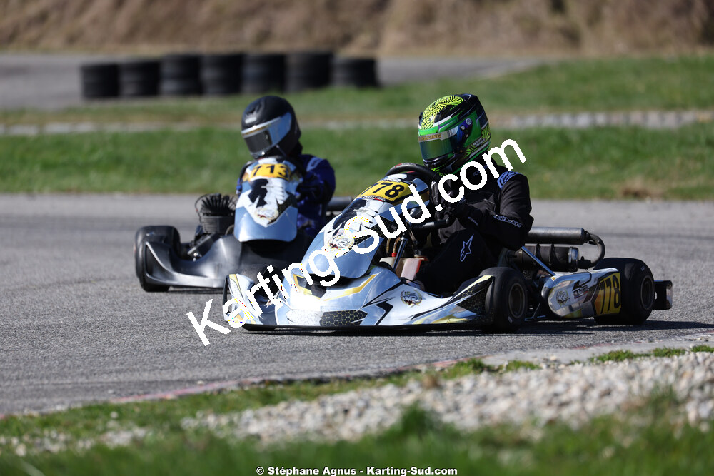 KA100 — 28/02 & 01/03/2026 : 1ère manche du Championnat du Sud 2026 à Aigues-Vives (photos Stéphane Agnus) 2026 — karting