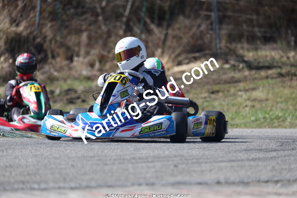KA100 — 28/02 & 01/03/2026 : 1ère manche du Championnat du Sud 2026 à Aigues-Vives (photos Stéphane Agnus) 2026 — karting