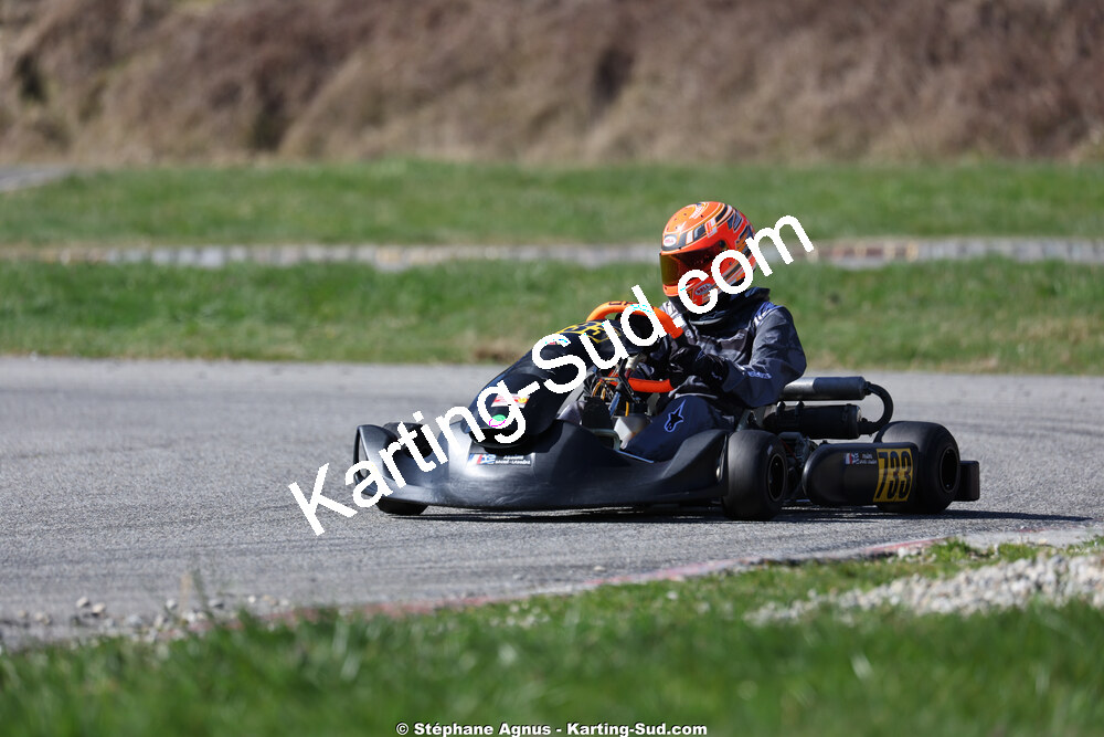 KA100 — 28/02 & 01/03/2026 : 1ère manche du Championnat du Sud 2026 à Aigues-Vives (photos Stéphane Agnus) 2026 — karting