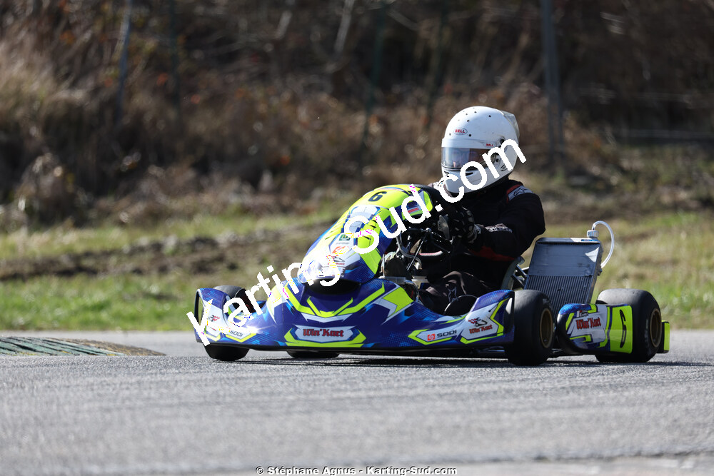 Arthur EHRET — 28/02 & 01/03/2026 : 1ère manche du Championnat du Sud 2026 à Aigues-Vives (photos Stéphane Agnus) 2026 — karting