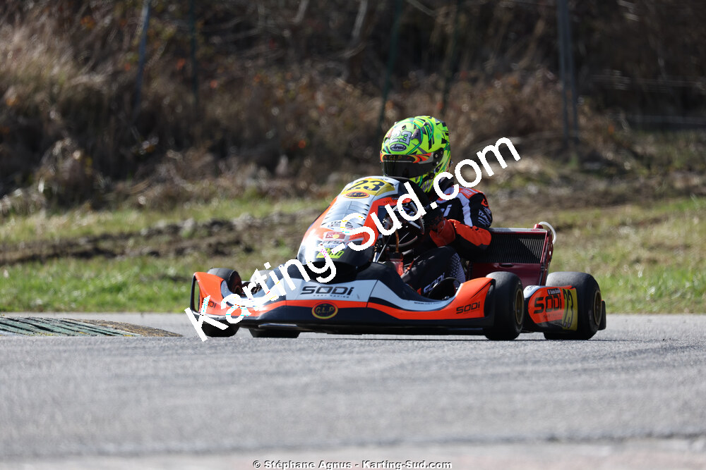 Sacha CATALA — 28/02 & 01/03/2026 : 1ère manche du Championnat du Sud 2026 à Aigues-Vives (photos Stéphane Agnus) 2026 — karting