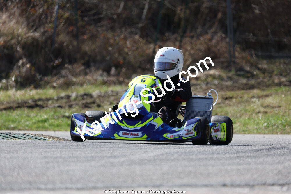 Arthur EHRET — 28/02 & 01/03/2026 : 1ère manche du Championnat du Sud 2026 à Aigues-Vives (photos Stéphane Agnus) 2026 — karting