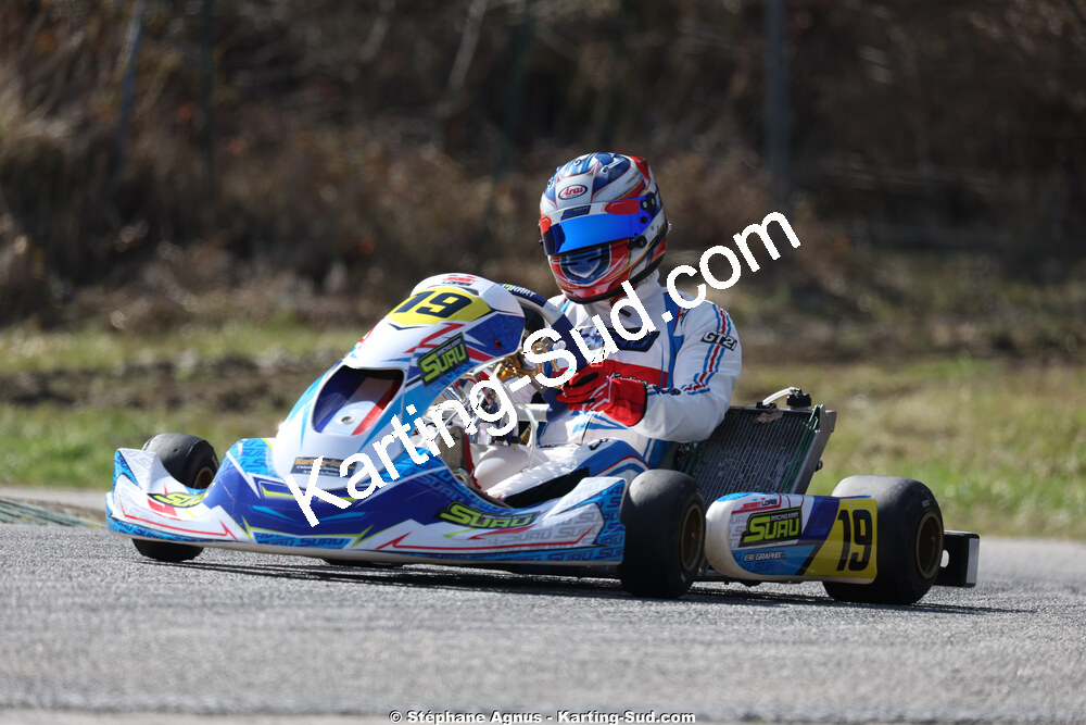 Jérémy LOPES — 28/02 & 01/03/2026 : 1ère manche du Championnat du Sud 2026 à Aigues-Vives (photos Stéphane Agnus) 2026 — karting