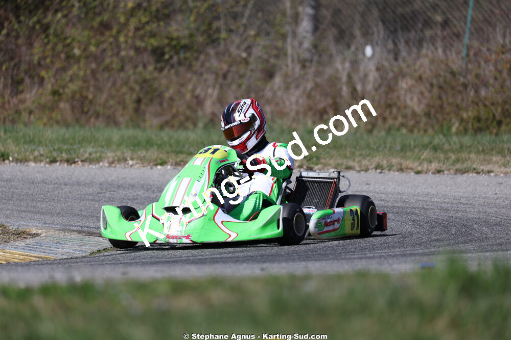 Tanguy MUNOZ — 28/02 & 01/03/2026 : 1ère manche du Championnat du Sud 2026 à Aigues-Vives (photos Stéphane Agnus) 2026 — karting