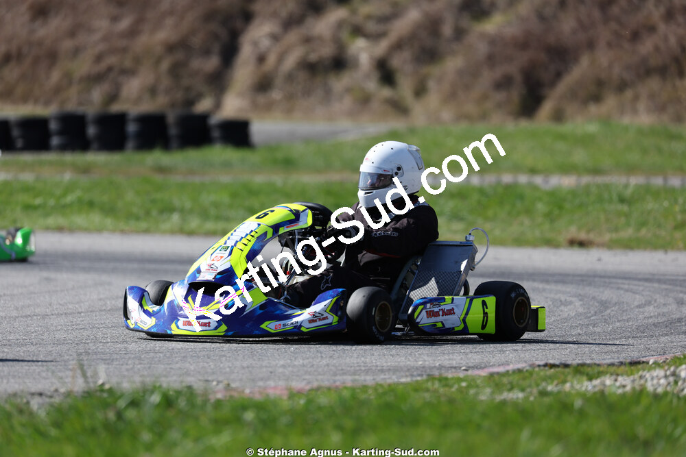 Arthur EHRET — 28/02 & 01/03/2026 : 1ère manche du Championnat du Sud 2026 à Aigues-Vives (photos Stéphane Agnus) 2026 — karting